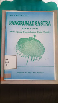 Image of PANGRUMAT SASTRA