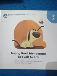 Image of Anjing Kecil Mendengar Sebuah Suara